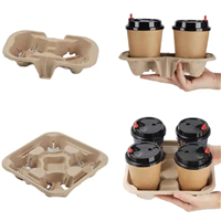 Paper cup tray 2/4 grid