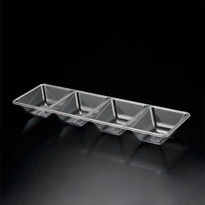 PS serving  tray 4 -grid