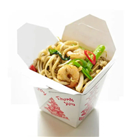 Takeaway noodle paper box 
