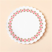 Paper  doilies with  printing round