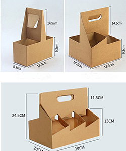 Kraft Cup Carrier from disposablesInc.com. The best import service in China. Import your disposable items from us.