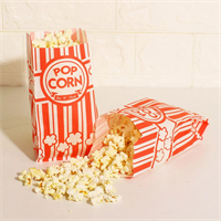 Kraft Paper Popcorn Bags