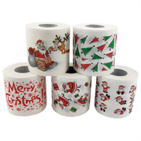 Tissue with Christmas printing