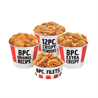 Fried chicken paper  buckets