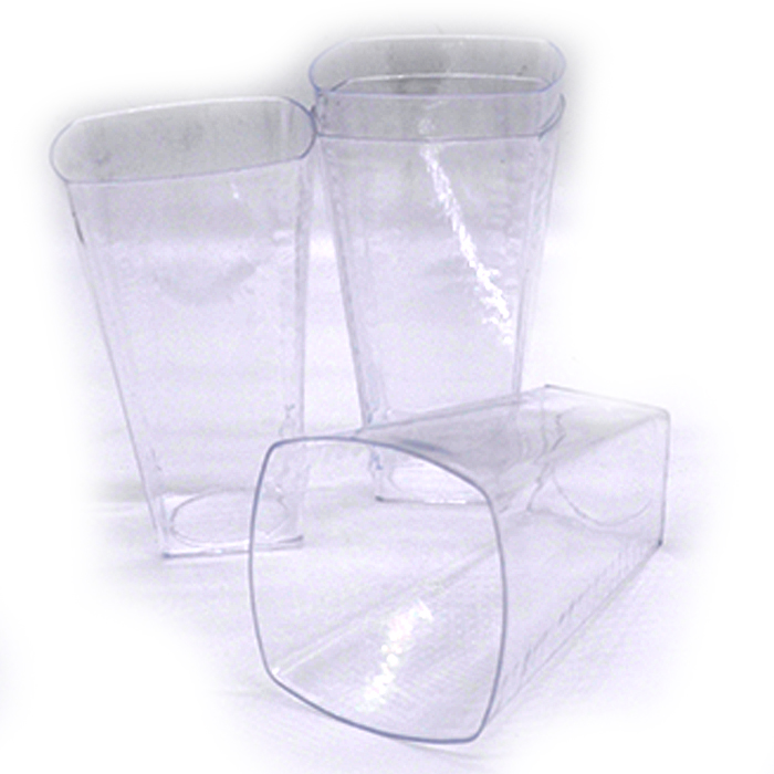 Crystal square cup 10oz