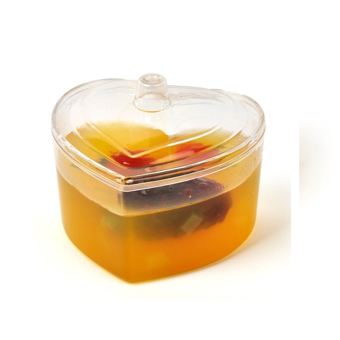 dessert box with lid Heart shape 
