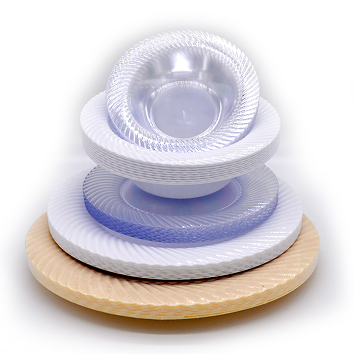 PS plate and bowl 18pcs pack
